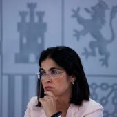 Carolina Darias durante la rueda de prensa posterior a la reunión del Consejo de Ministros