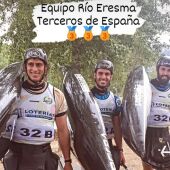 Piragüistas segovianos del Río Eresma