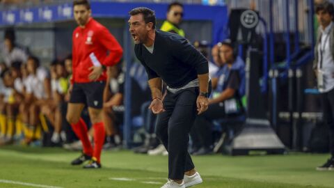 Pablo Guede, entrenador del M&aacute;laga CF