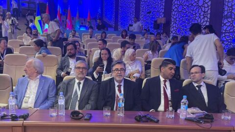 Julio Blasco en el Congreso de Samarcanda