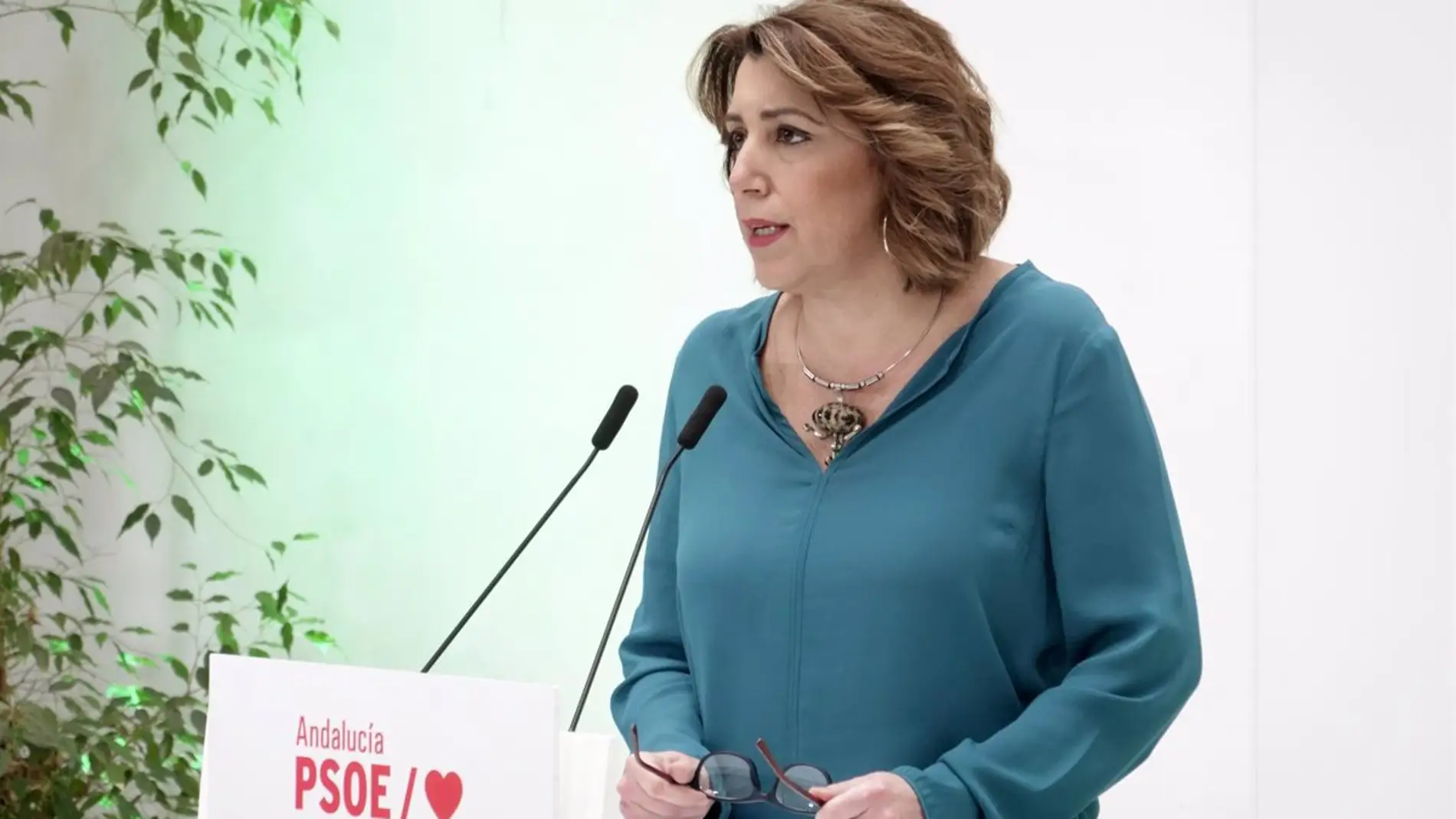 Expresidenta de la Junta de Andalucía, Susana Díaz.