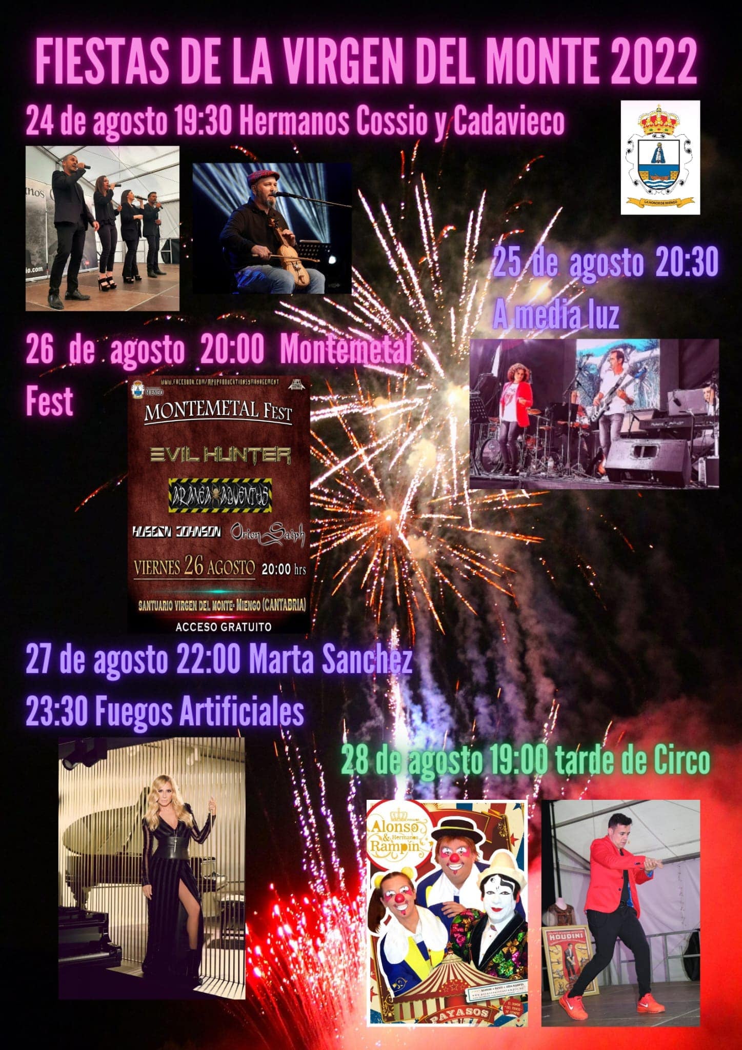 Fiestas de la Virgen del Monte 2022 Fiestas de la Virgen del Monte 2022