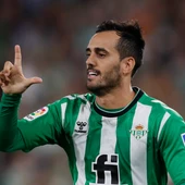 Juanmi celebra un gol con el Betis. Juanmi celebra un gol con el Betis.