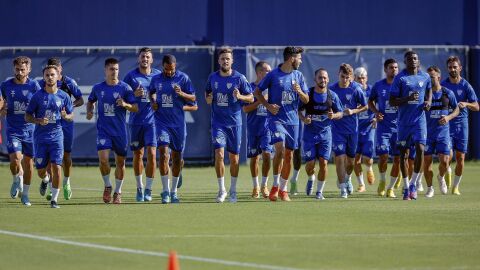Entrenamiento del M&aacute;laga CF