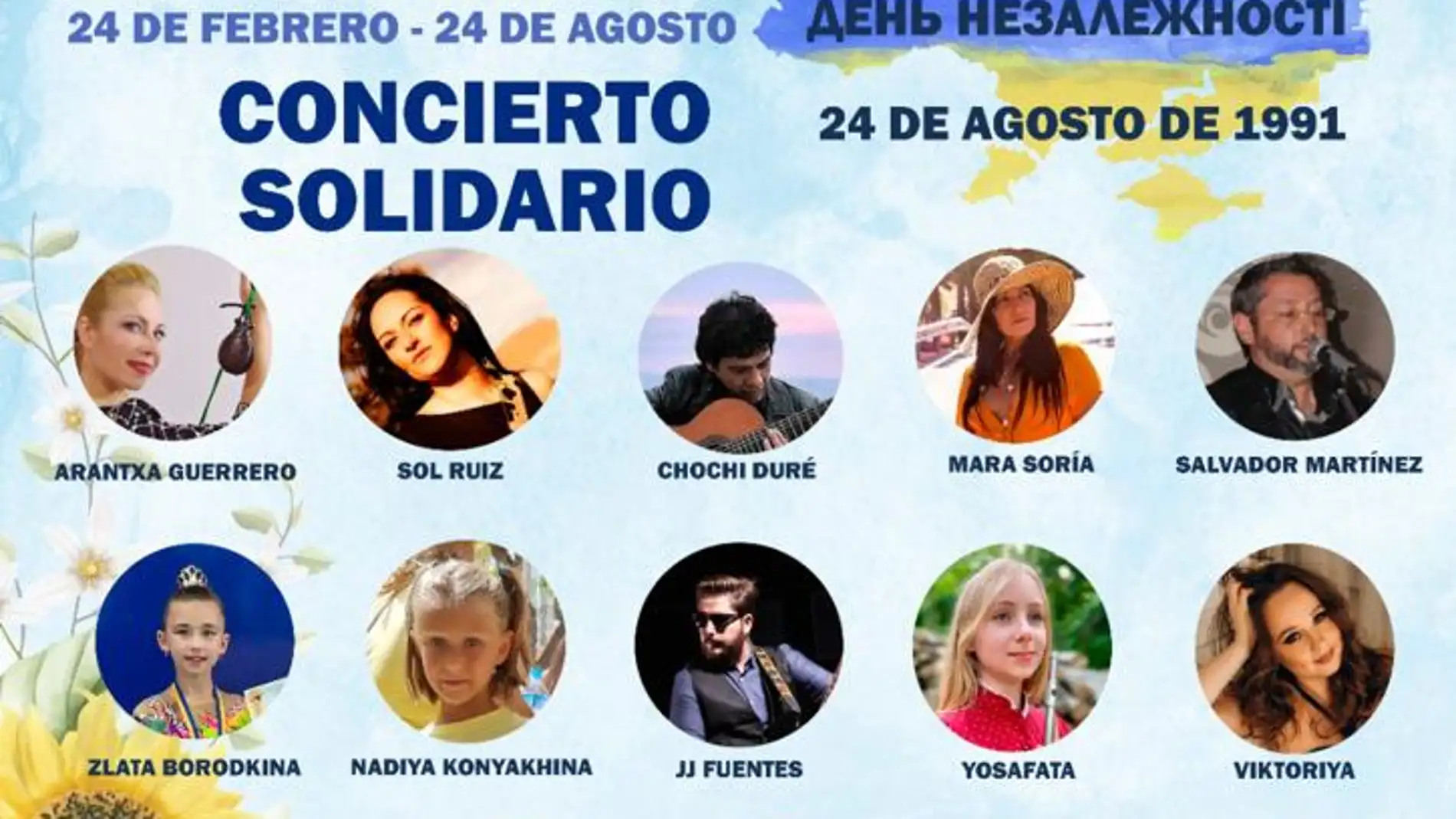 Se va a realizar un concierto solidario por Ucrania el 24 de agosto en la Plaza Vieja de agosto