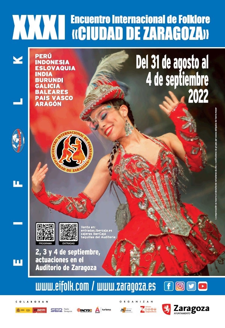 Vuelve el Encuentro Internacional de Folclore a Zaragoza Vuelve el Encuentro Internacional de Folclore a Zaragoza