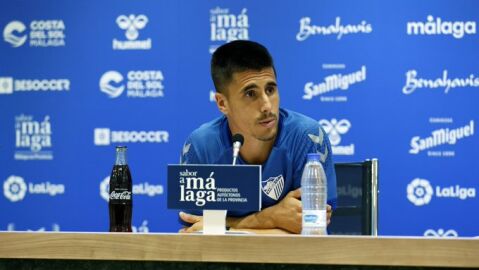 Unai Bustinza, jugador del M&aacute;laga CF