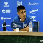 Unai Bustinza, jugador del Málaga CF