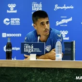 Unai Bustinza, jugador del Málaga CF Unai Bustinza, jugador del Málaga CF