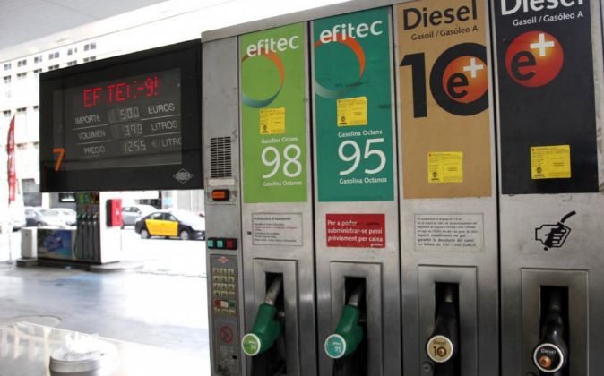 Una gasolinera Una gasolinera