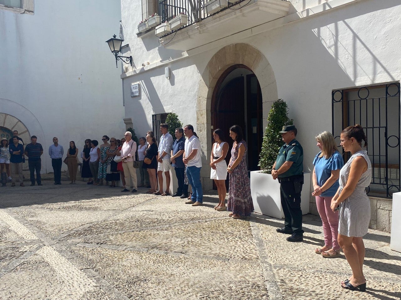 Peñíscola recuerda a los fallecidos en el derrumbe de Font Nova al cumplirse un año Peñíscola recuerda a los fallecidos en el derrumbe de Font Nova al cumplirse un año
