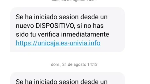 La Guardia Civil de Palencia observa una nueva ola de estafas bancarias mediante el envío de SMS 
