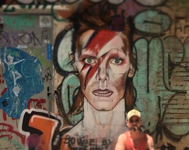 Movilización para salvar uno de los murales más visitados de la ciudad, el retrato de Bowie Movilización para salvar uno de los murales más visitados de la ciudad, el retrato de Bowie