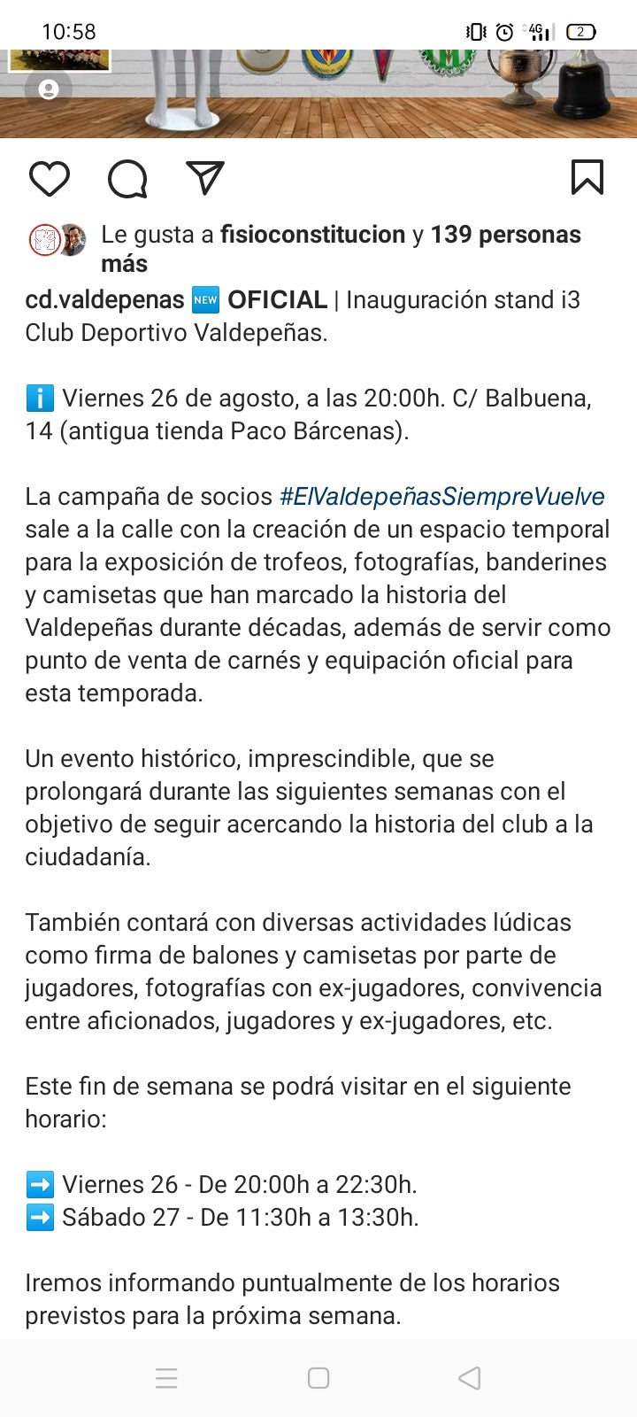 Presentación del equipo este domingo y hoy apertura del punto de encuentro Presentación del equipo este domingo y hoy apertura del punto de encuentro
