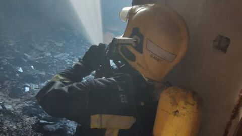 Los bomberos extinguieron el incendio en Ciudad Real