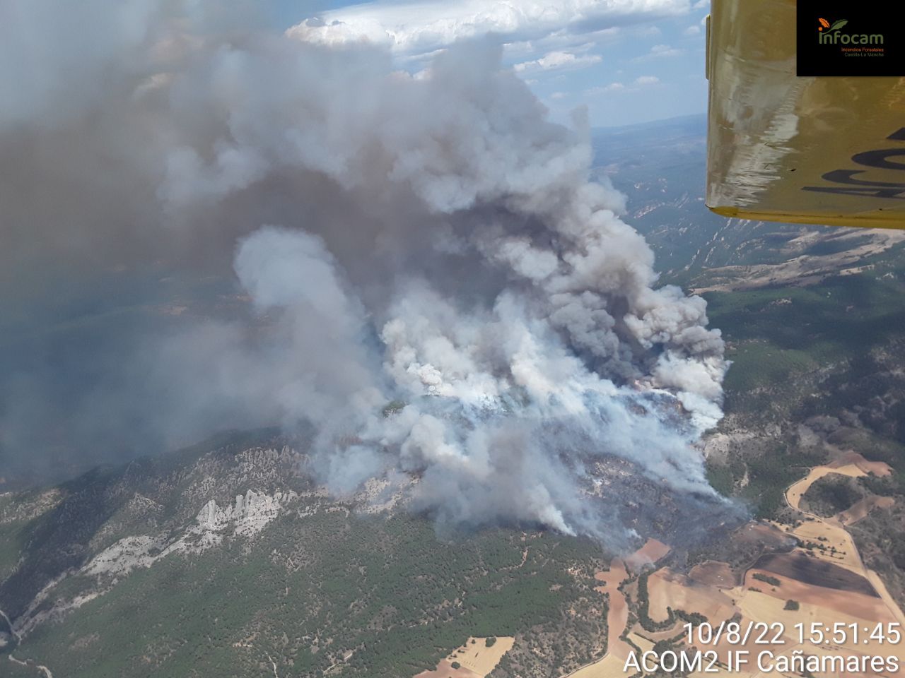 Una máquina agrícola provocó el incendio de Cañamares; un rayo el de Carrascosa (Cuenca) Una máquina agrícola provocó el incendio de Cañamares; un rayo el de Carrascosa (Cuenca)