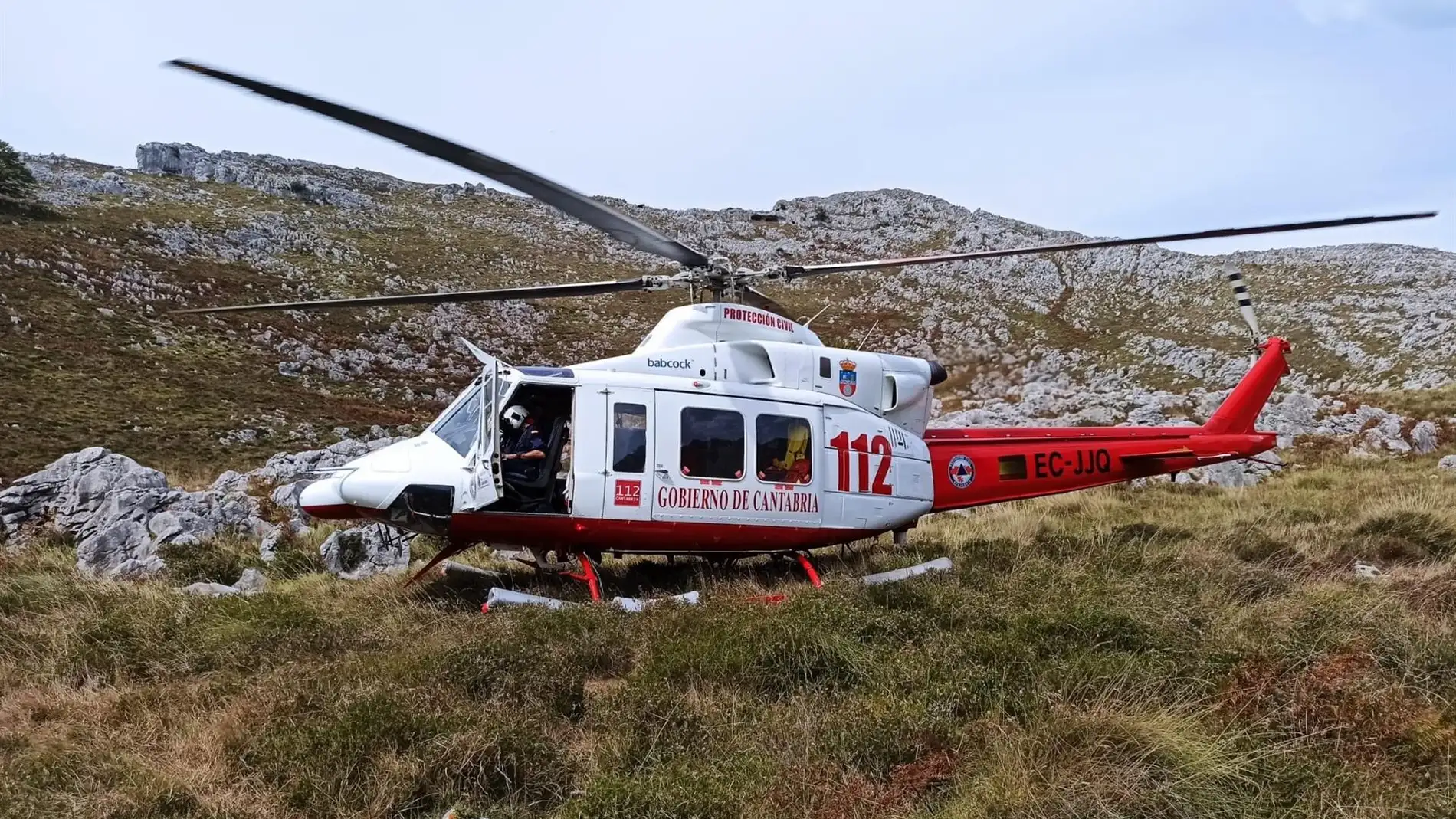 Helicóptero del Gobierno de Cantabria