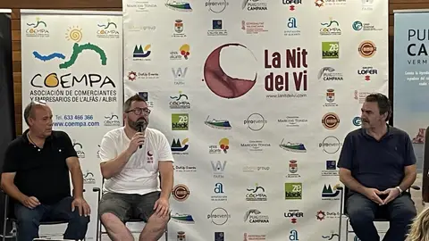 Todo preparado para 'La Nit del Vi' de l'Albir. Todo preparado para 'La Nit del Vi' de l'Albir.