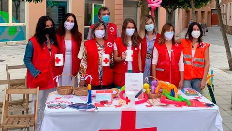 Cruz Roja en Palencia celebra de una forma especial el Día de la Banderita