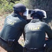 Guardia Civil destruye una granada de mortero en la costa de Mallorca