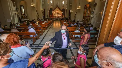Imagen de archivo de una actividad de las Fiestas Mayores de Elda. Imagen de archivo de una actividad de las Fiestas Mayores de Elda.