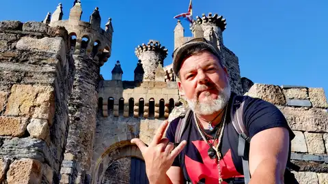Fran Contreras en el Castillo de los Templarios en Ponferrada Fran Contreras en el Castillo de los Templarios en Ponferrada