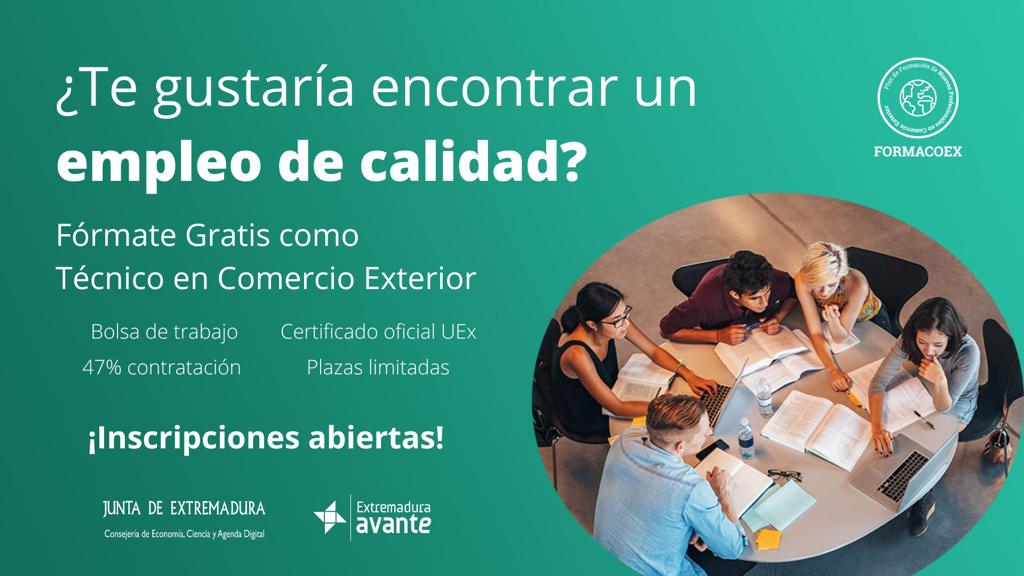 Extremadura Avante lanza un nuevo curso dirigido a desempleados que capacita cómo técnico de comercio exterior Extremadura Avante lanza un nuevo curso dirigido a desempleados que capacita cómo técnico de comercio exterior