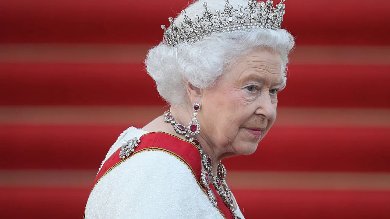 La reina de Inglaterra, Isabel II, en una foto de archivo durante una visita a Alemania