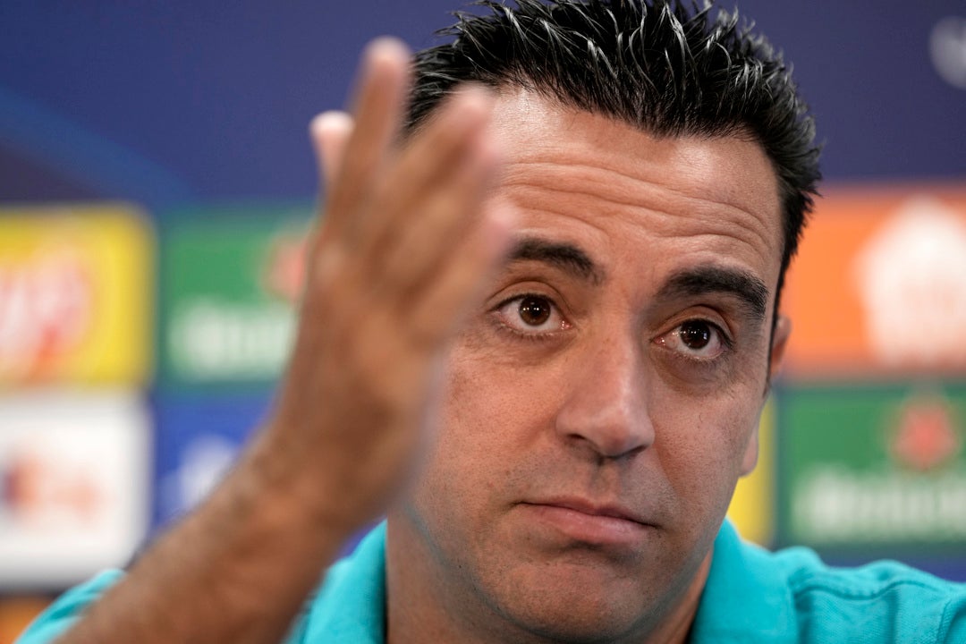 Xavi: "Nosotros pensamos que Griezmann es jugador del Atlético" Xavi: "Nosotros pensamos que Griezmann es jugador del Atlético"