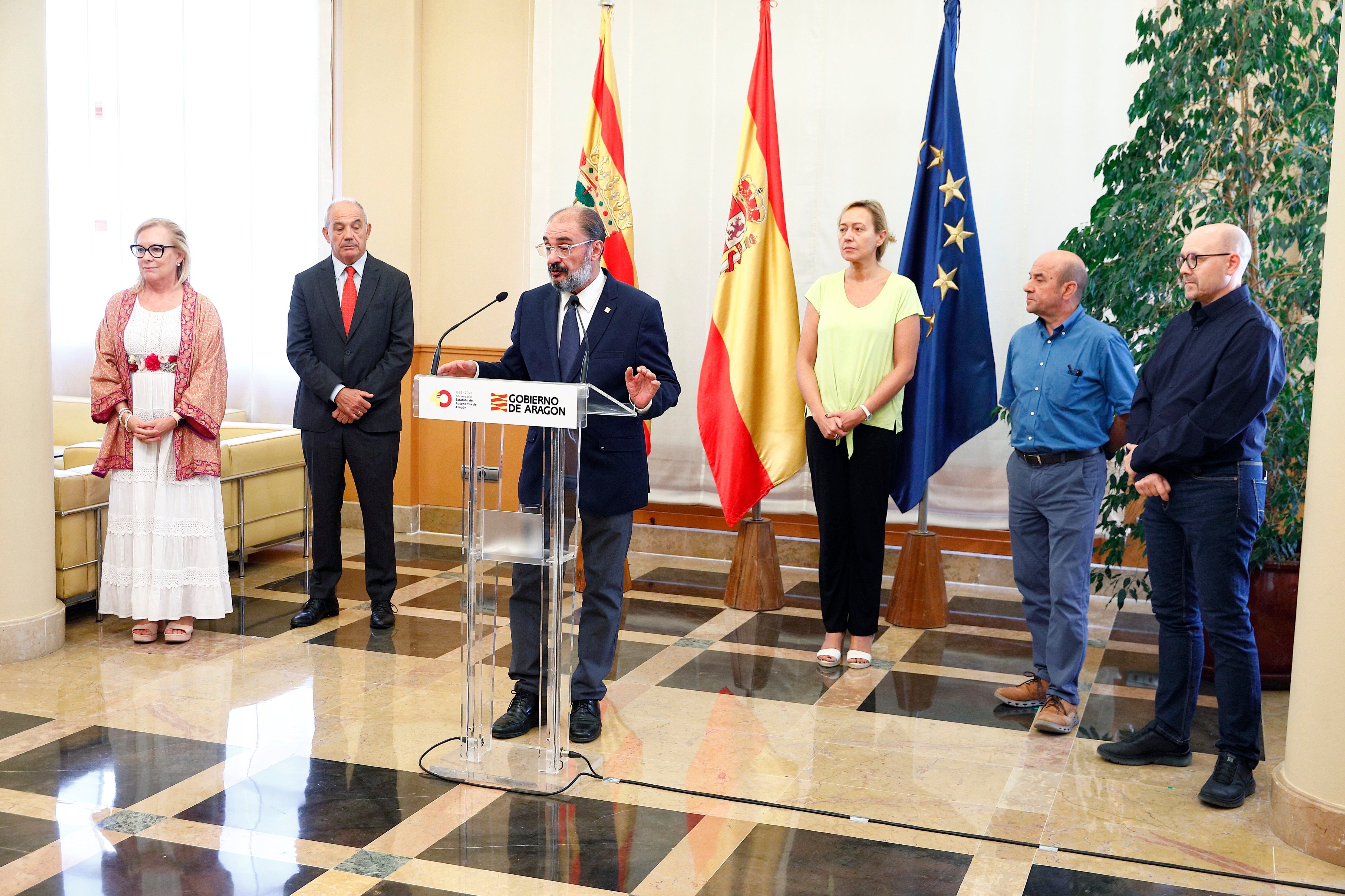 Unidad en Aragón frente al desafío de la crisis energética Unidad en Aragón frente al desafío de la crisis energética
