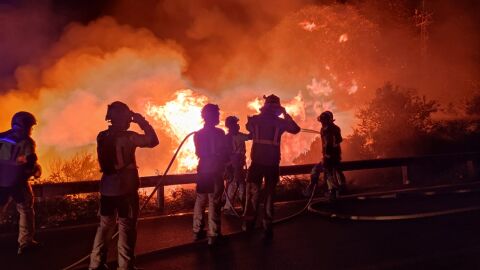 Incendio forestal en Ceuta