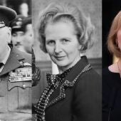 Winston Churchill, Margaret Thatcher y Liz Truss