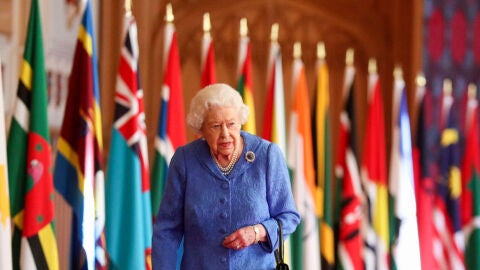 Imagen de archivo de la reina Isabel II