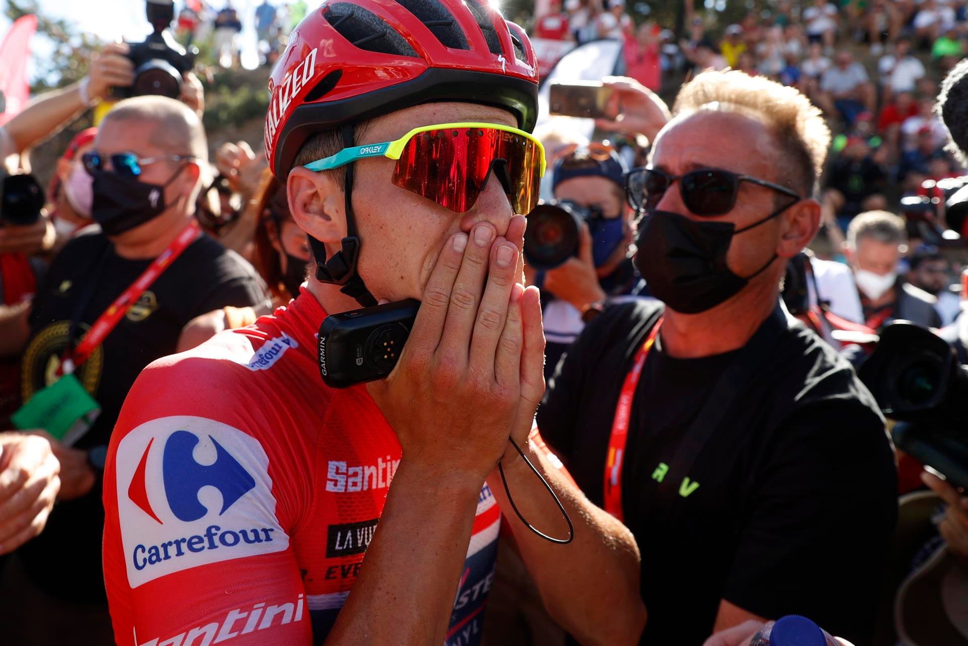 Evenepoel sentencia La Vuelta en una etapa en la que reina Carapaz Evenepoel sentencia La Vuelta en una etapa en la que reina Carapaz