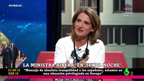Teresa Ribera niega posibles apagones en invierno por la crisis energética: "Van a tocar el interruptor y se va a encender la luz"