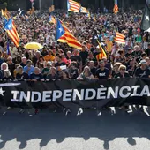 La Diada reúne la cifra más baja de manifestantes de la última década La Diada reúne la cifra más baja de manifestantes de la última década