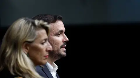 Yolanda Díaz y Alberto Garzón, en una imagen de archivo Yolanda Díaz y Alberto Garzón, en una imagen de archivo