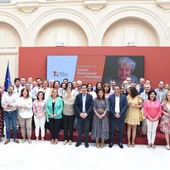 Caballero y García Torijano junto a alcaldes de municipios de Ciudad Real Caballero y García Torijano junto a alcaldes de municipios de Ciudad Real