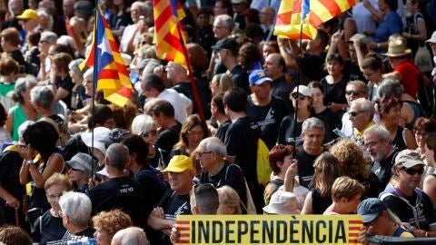 Acto con motivo de la Diada en Barcelona