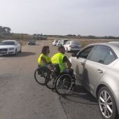 Toledo se conciencia hoy ante las distracciones al volante en la campaña de la DGT y ASPAYM  