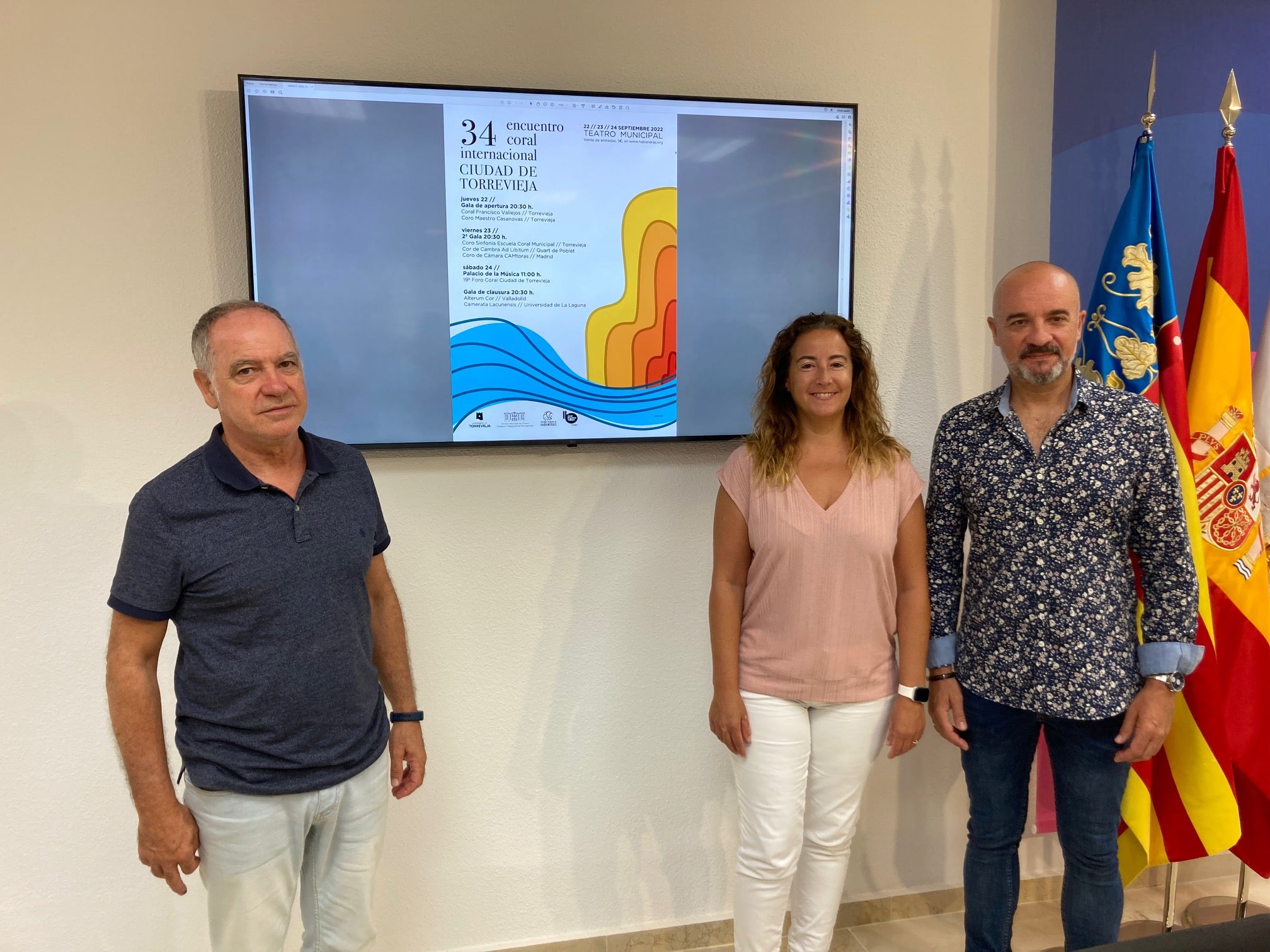 Torrevieja celebrará su 34º encuentro coral "Ciudad de Torrevieja" los días 22, 23 y 24 de septiembre Torrevieja celebrará su 34º encuentro coral "Ciudad de Torrevieja" los días 22, 23 y 24 de septiembre