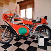 Una de las motos del Museo de la Moto de Josa