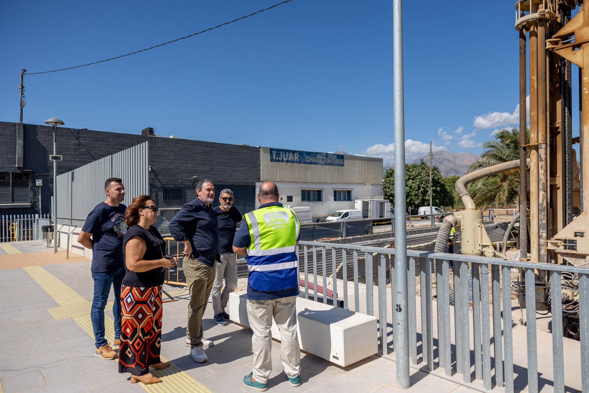 Se inicia en L'Alfàs del Pi la fase de colocación de micropivotes para ampliar la plataforma del TRAM Se inicia en L'Alfàs del Pi la fase de colocación de micropivotes para ampliar la plataforma del TRAM