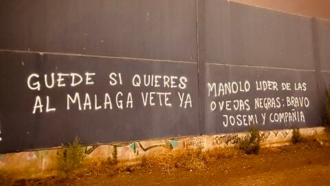 Pintadas en La Rosaleda