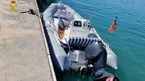 La embarcación rescatada La embarcación rescatada