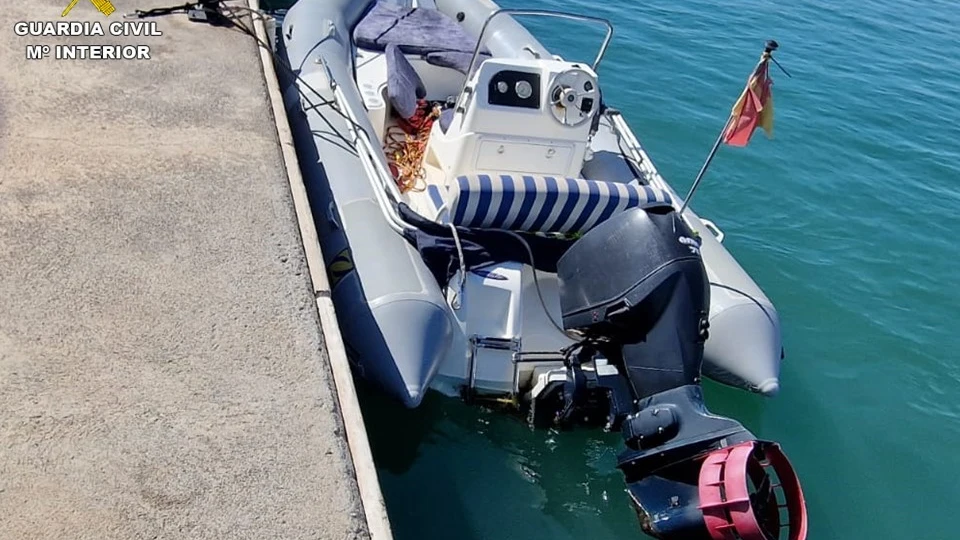 La embarcación rescatada La embarcación rescatada