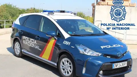 Un coche de la Policía Nacional