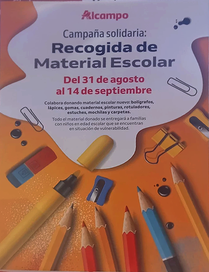Cruz Roja está recogiendo material escolar para familias desfavorecidas Cruz Roja está recogiendo material escolar para familias desfavorecidas