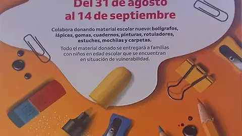 Campaña de recogida de material escolar de Cruz Roja Valdepeñas Campaña de recogida de material escolar de Cruz Roja Valdepeñas