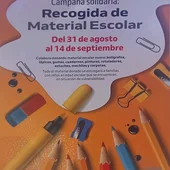 Campaña de recogida de material escolar de Cruz Roja Valdepeñas Campaña de recogida de material escolar de Cruz Roja Valdepeñas